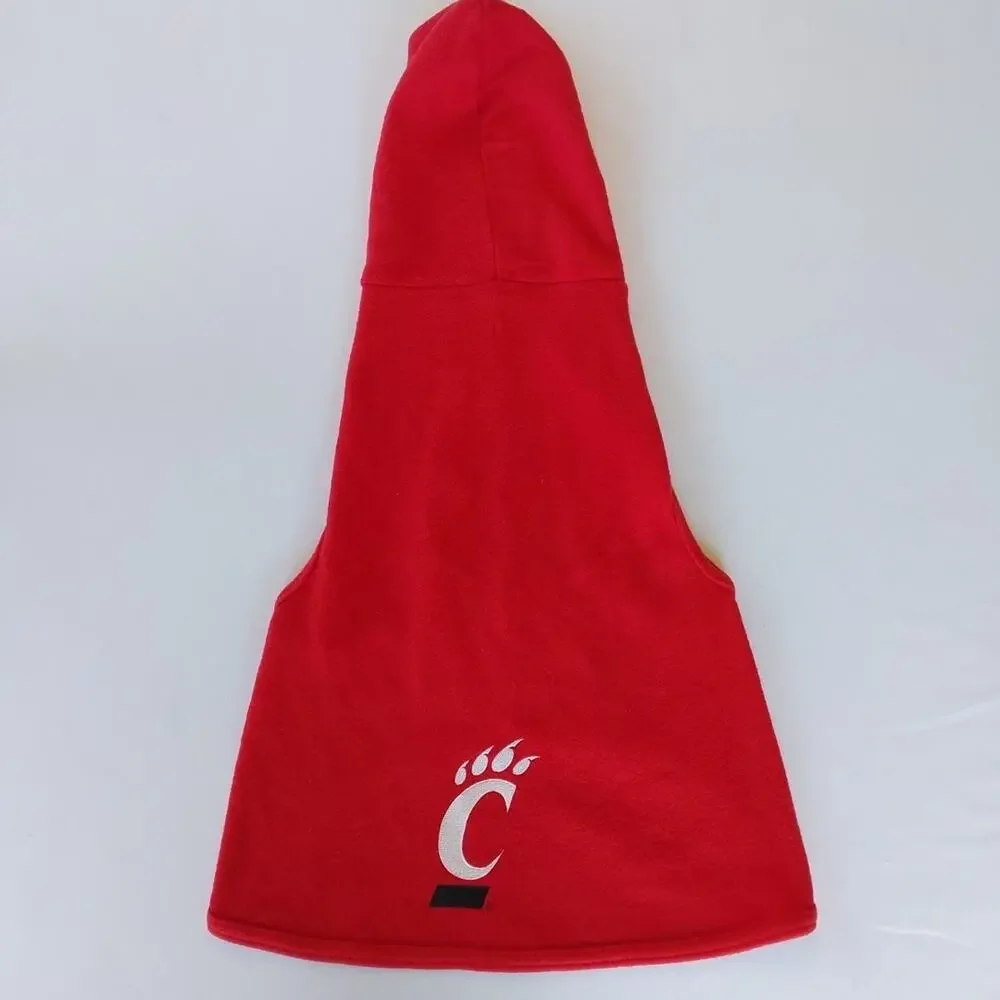 All Star Dogs NCAA Cincinnati Bearcats Dog Hooded Sweatshirt XL